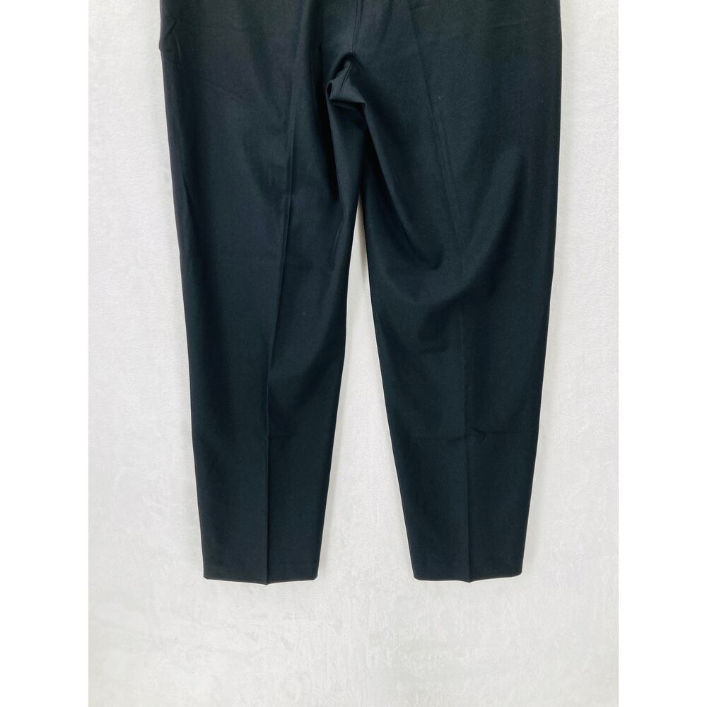 Banana Republic Pants Womens 12 Sculpted Stretch Pleated Black Trousers New Flaw - Picture 11 of 14
